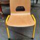 Vintage school children's chair 1970 wood
