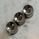 Lot de 3 coquetiers en inox