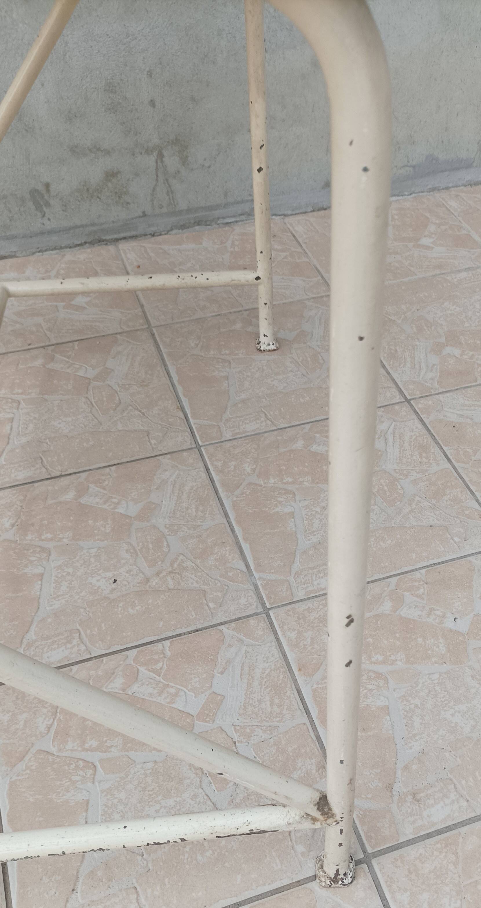 High industrial metal and formica work table