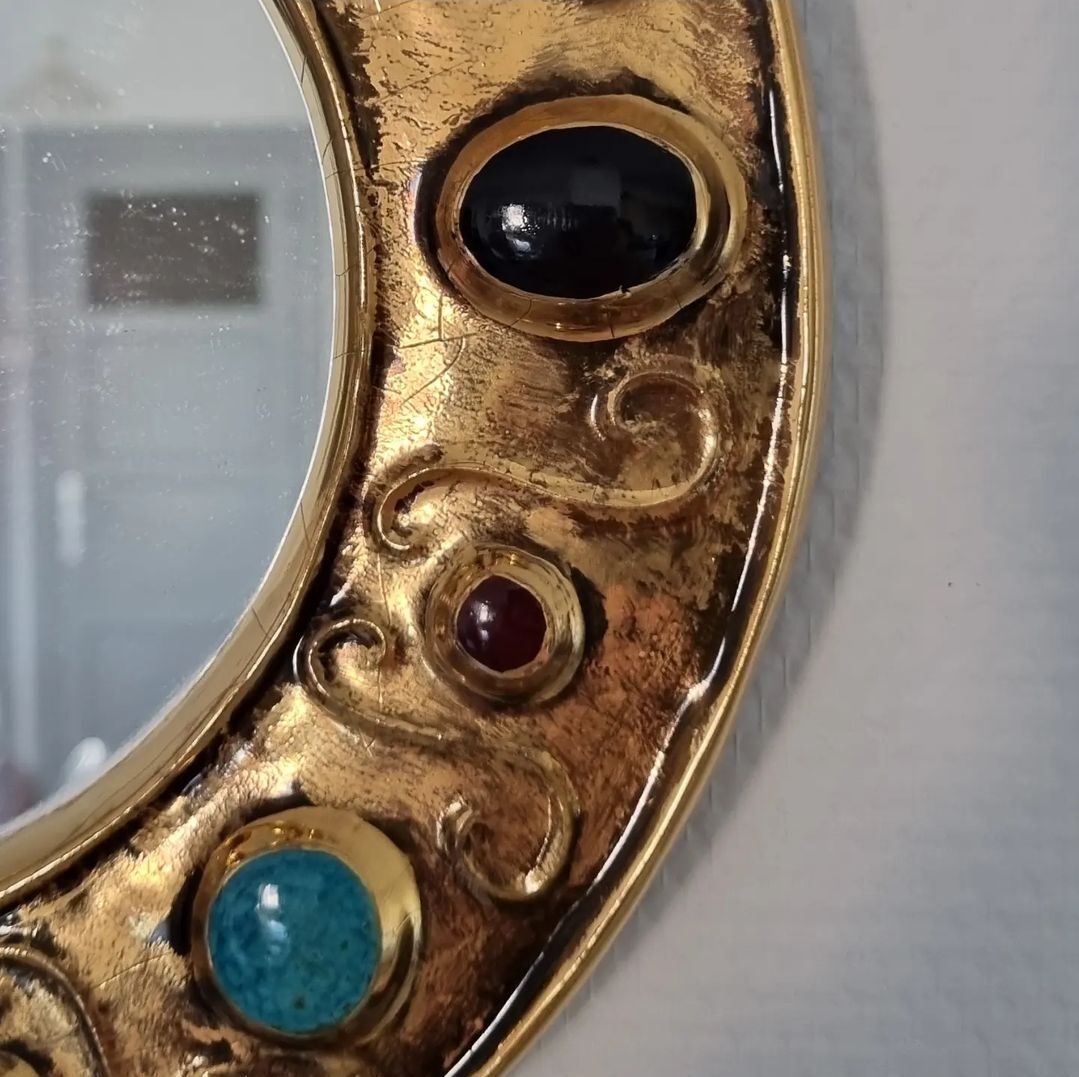 Ceramic mirror François Lembo