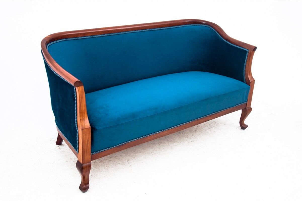 Historic living room set, Northern Europe, circa 1900, after renovation