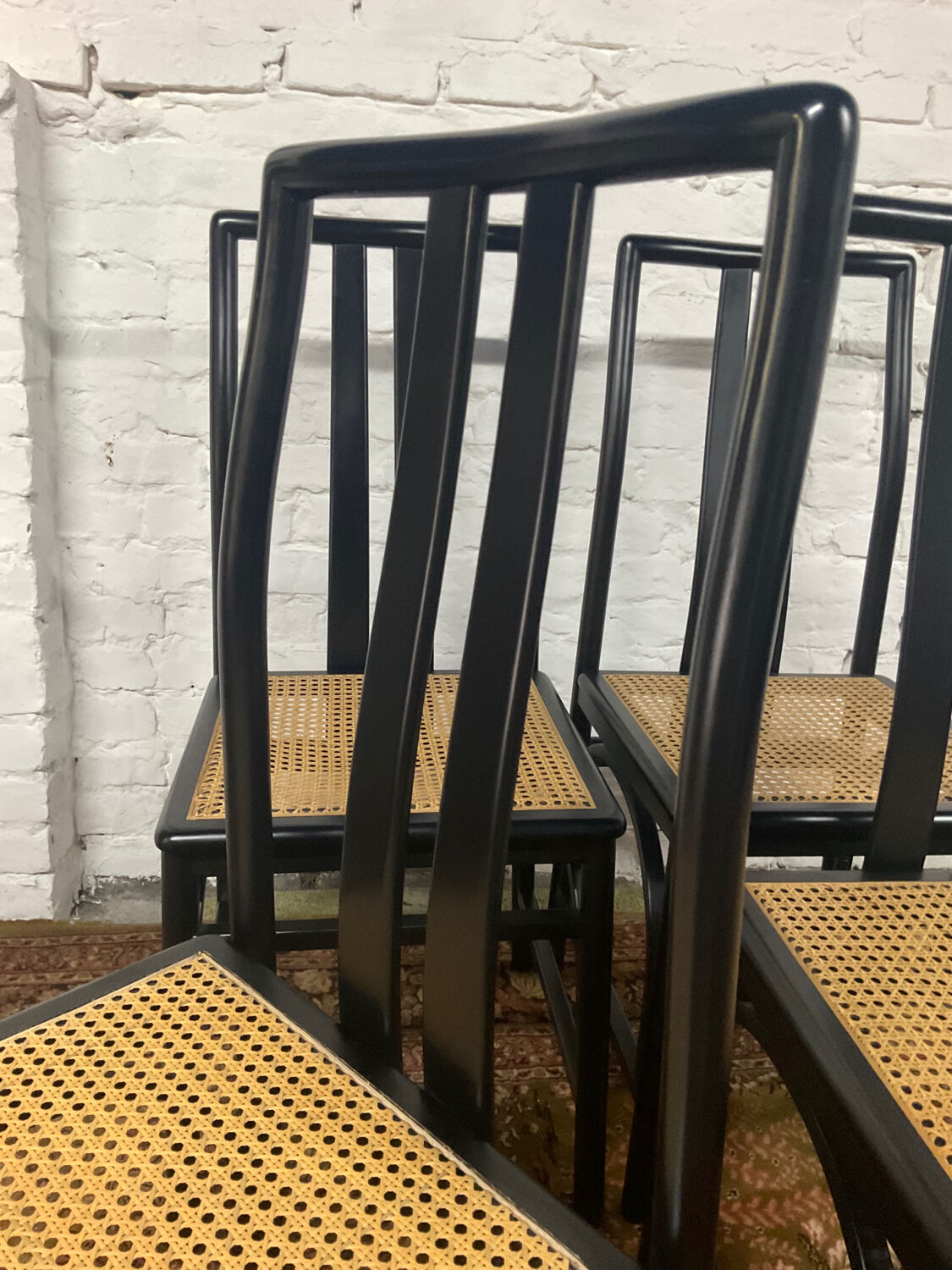 Series of 4 Annig Sarian chairs from the 80s