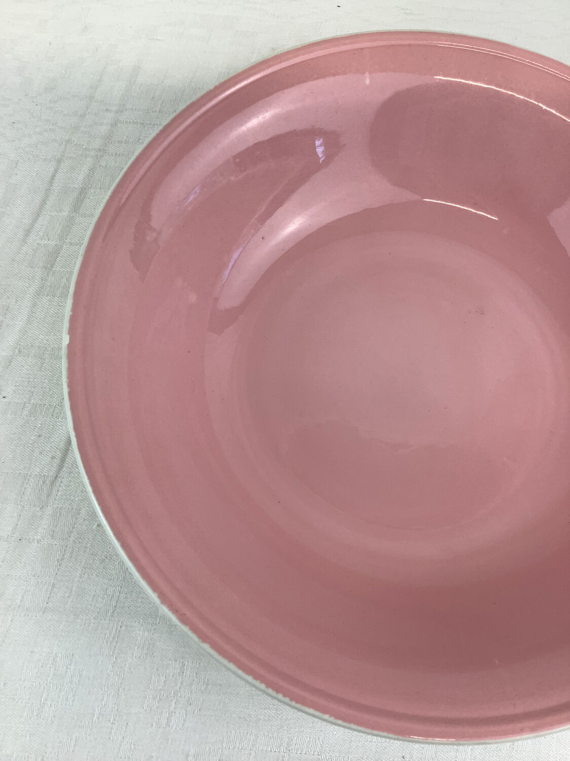 Duo old hollow dishes made in france saint Amand Céranord