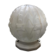 Ceiling lamp wall lamp old globe glass paste white model geometric decoration Ø 16 cm Art Deco 1930