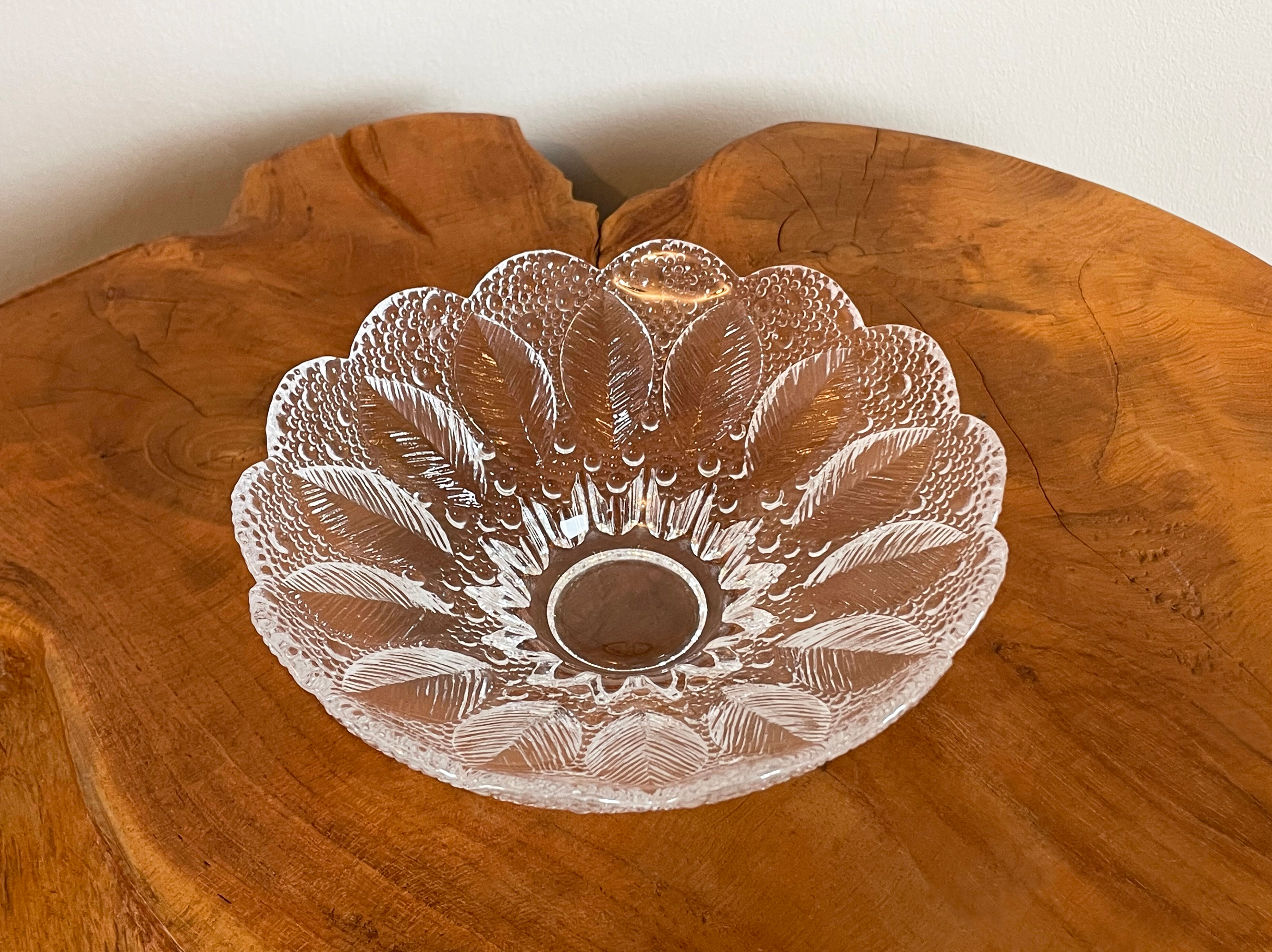 Crystal glass serving bowl Medea by Koschnick