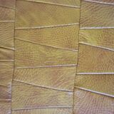 Stool, leather storage chest, 60