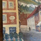 Oil on landscape cardboard 35 X 27