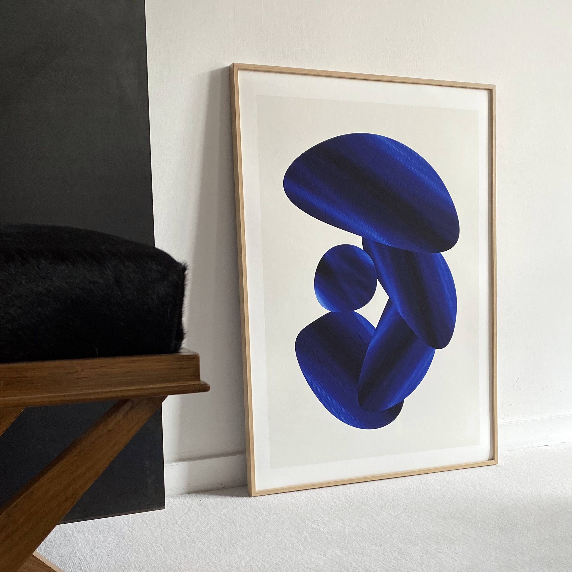 Blue Velvet art print by Maison Charlot without frame