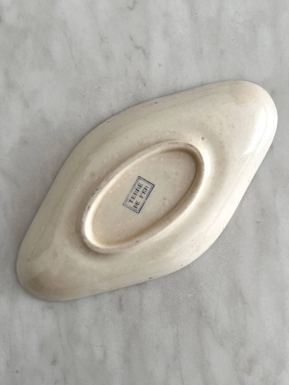 “Summer” ironstone dish from the Clairefontaine earthenware factory