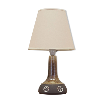 Lampe de chevet, design danois, années 1960, réalisée par Frank Keramik