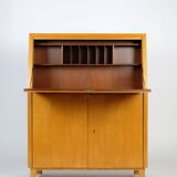Vintage secretary desk cabinet Rüster 60s 70s midcentury