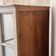 Vitrine ancienne en bois et verre