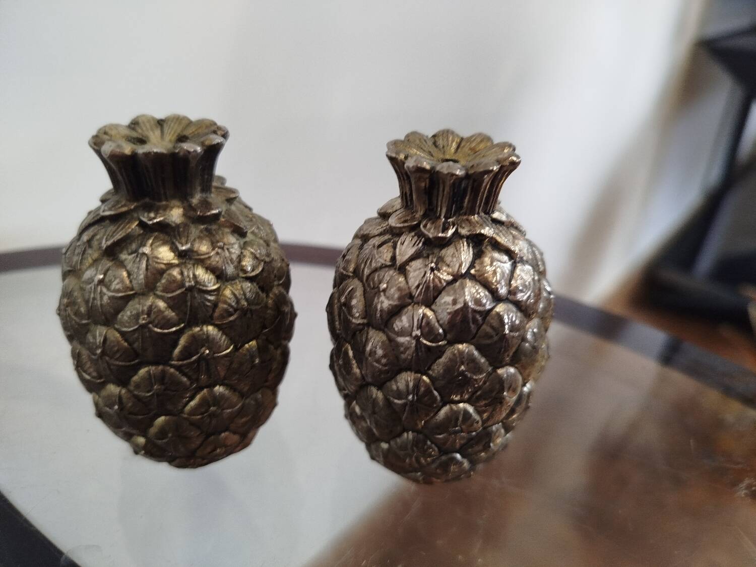 Mauro Manetti Pineapple Salt and Pepper Shaker, 1970s