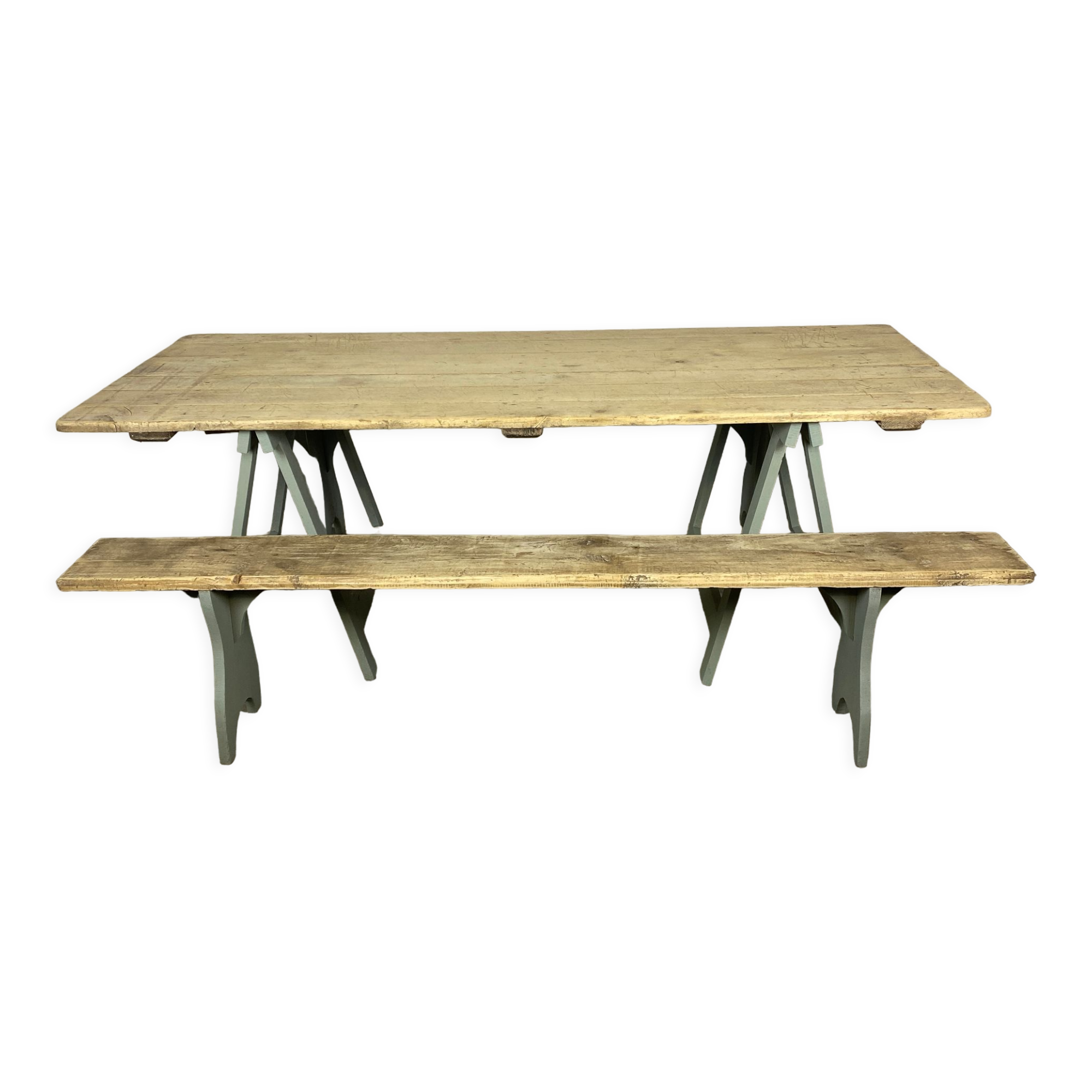 Table guinguette et 2 bancs