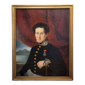 Portrait d'officier militaire, Julie Delamontre, Charles X, France 1832