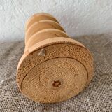 Wooden candle holder