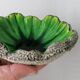 Green enamelled lava stone catchall – Italy 1970s