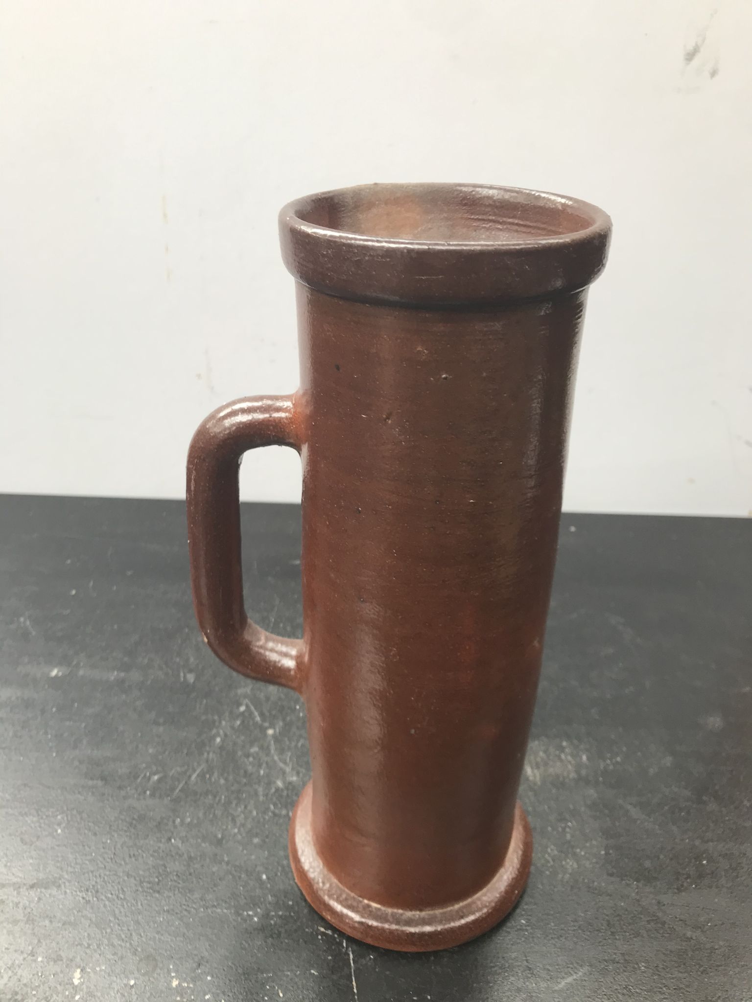 Former pitcher brown sandstone vintage 50s