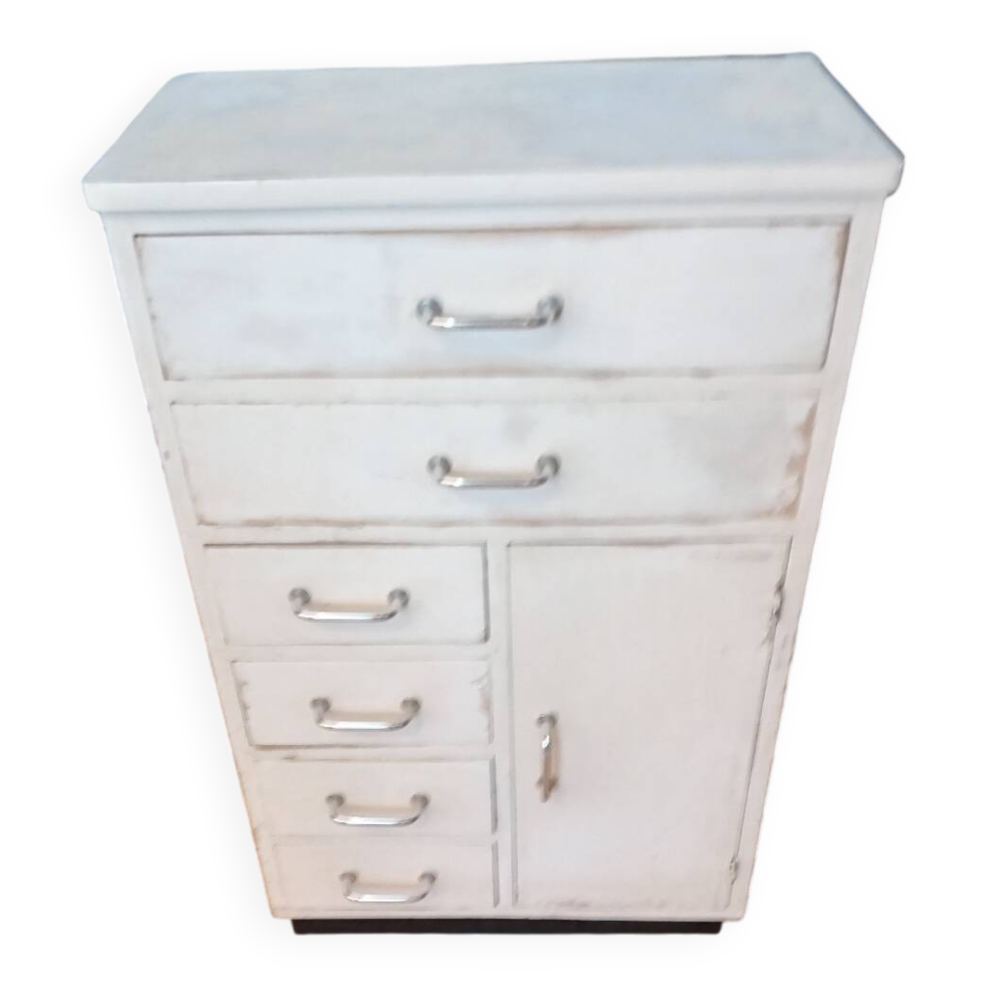 Meuble de métier vintage à 6 tiroirs