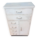 Meuble de métier vintage à 6 tiroirs