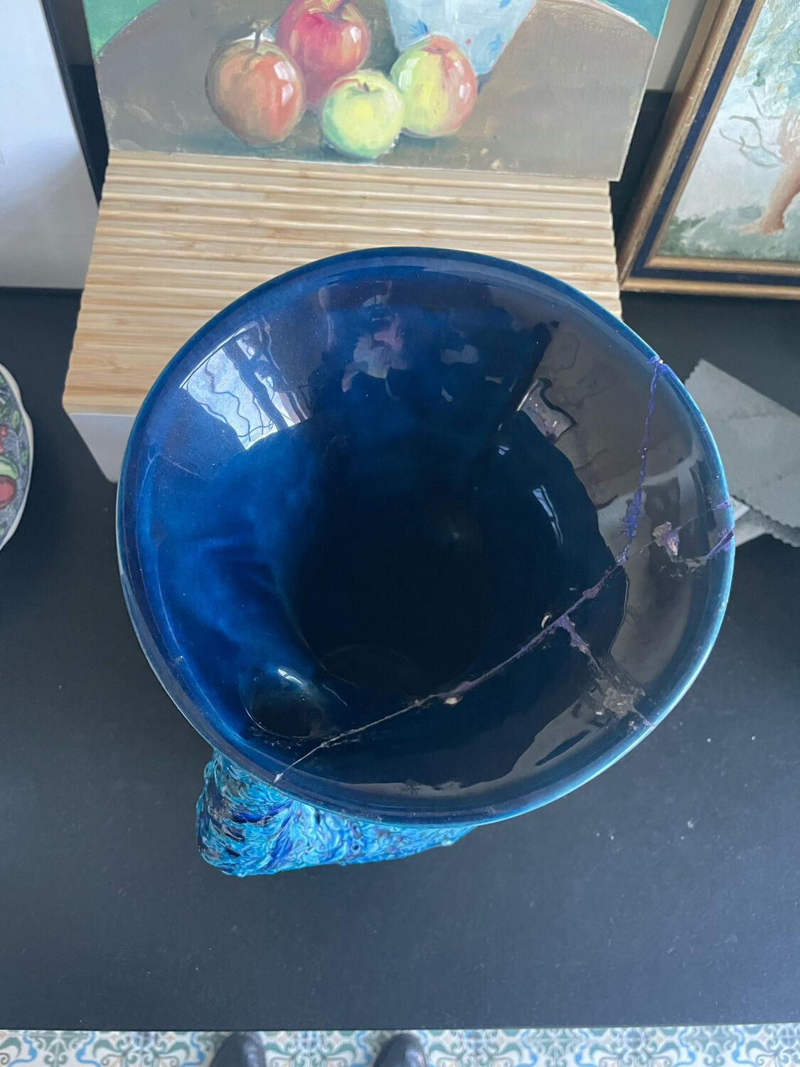 Vase bleu 80