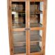 Tek window cabinet / four interior compartments / twelve glass panels