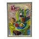 Original Swedish Oil on Canvas – “Flowers and Fruit” by Bror Göransson