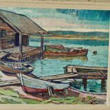 "Marine motif" by Gunnar Pettersson