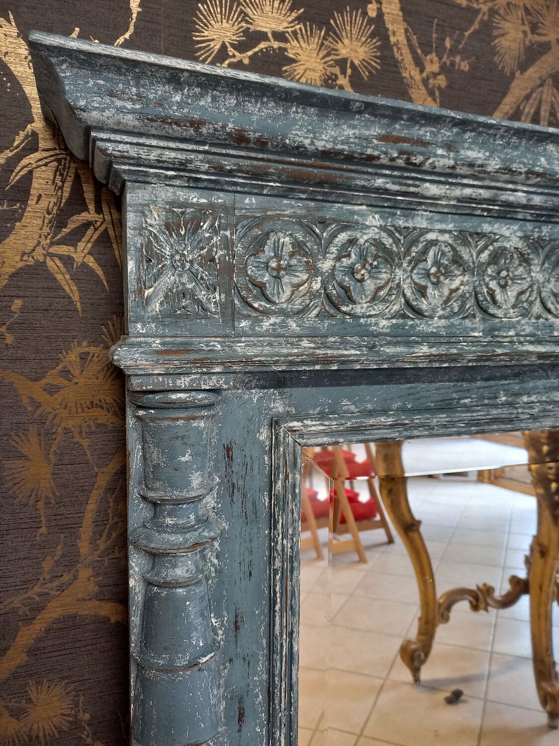 Mirror period XIX 1m21 x 96