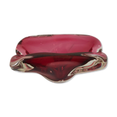 Cendrier en verre doublé rose de Murano, 1960