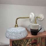 Pair of blue wall sconces