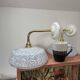 Pair of blue wall sconces