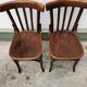 Paire de chaises bistrot authentiques années 30