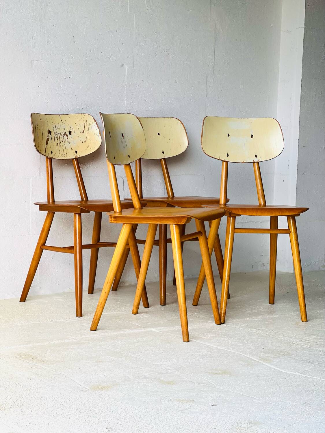 Dining Chairs by TON, 1960’