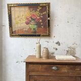 Oil painting flowers 1900