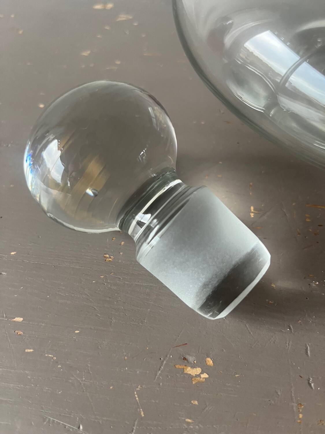 Carafe à décanter en verre