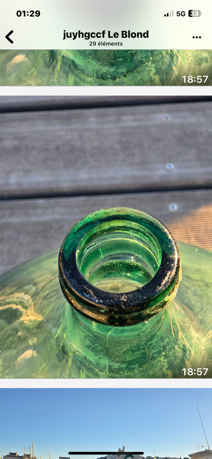 Dame Jeanne XL ancienne verte