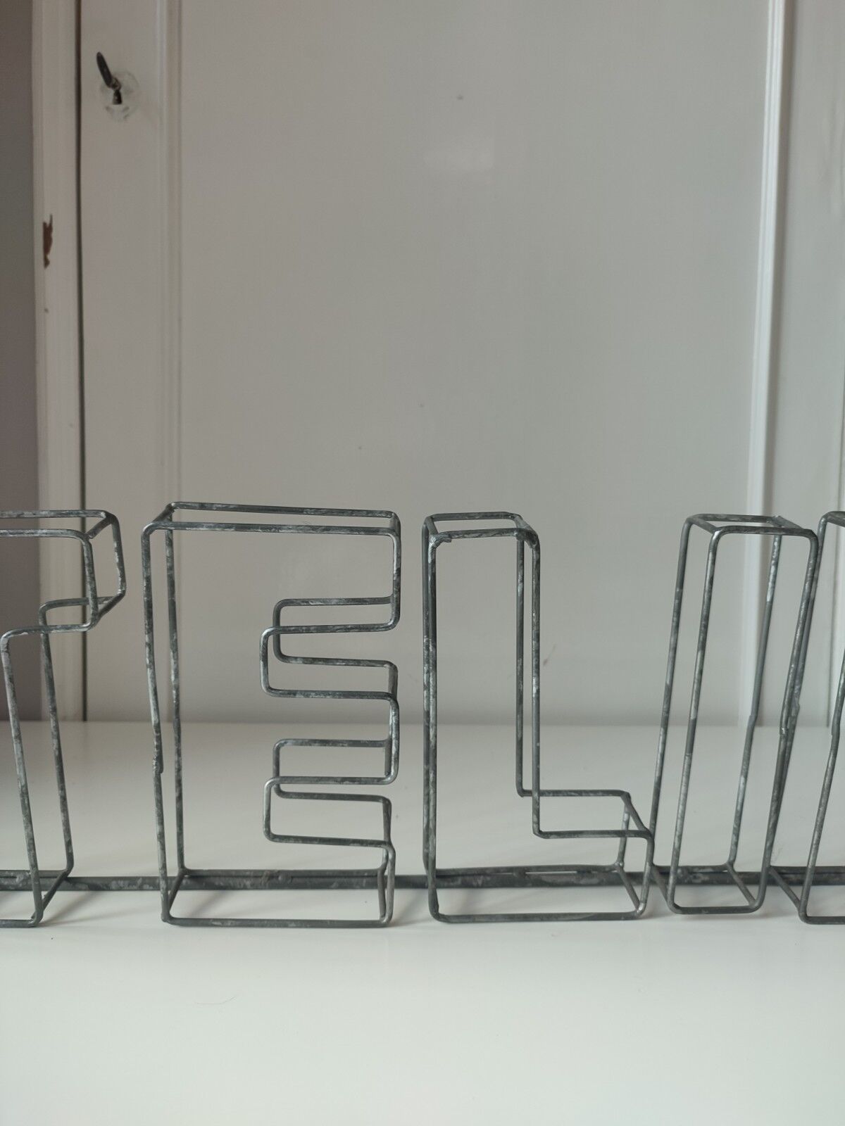 Zinc workshop sign