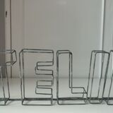 Zinc workshop sign