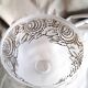 Vintage Art Deco globe in frosted glass