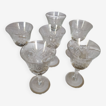 Aperitif glasses from the Bayel crystal factory