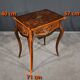 Rosewood and mahogany work table, Louis XV style, Napoleonic era