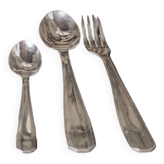 Housewife 36 silver metal cutlery MF 84 Gr