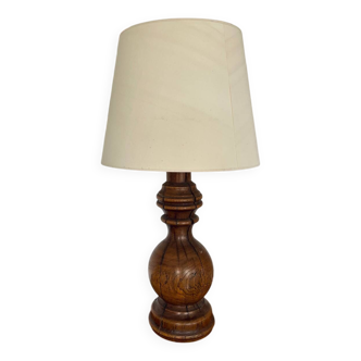 Brutalist wooden lamp XL format