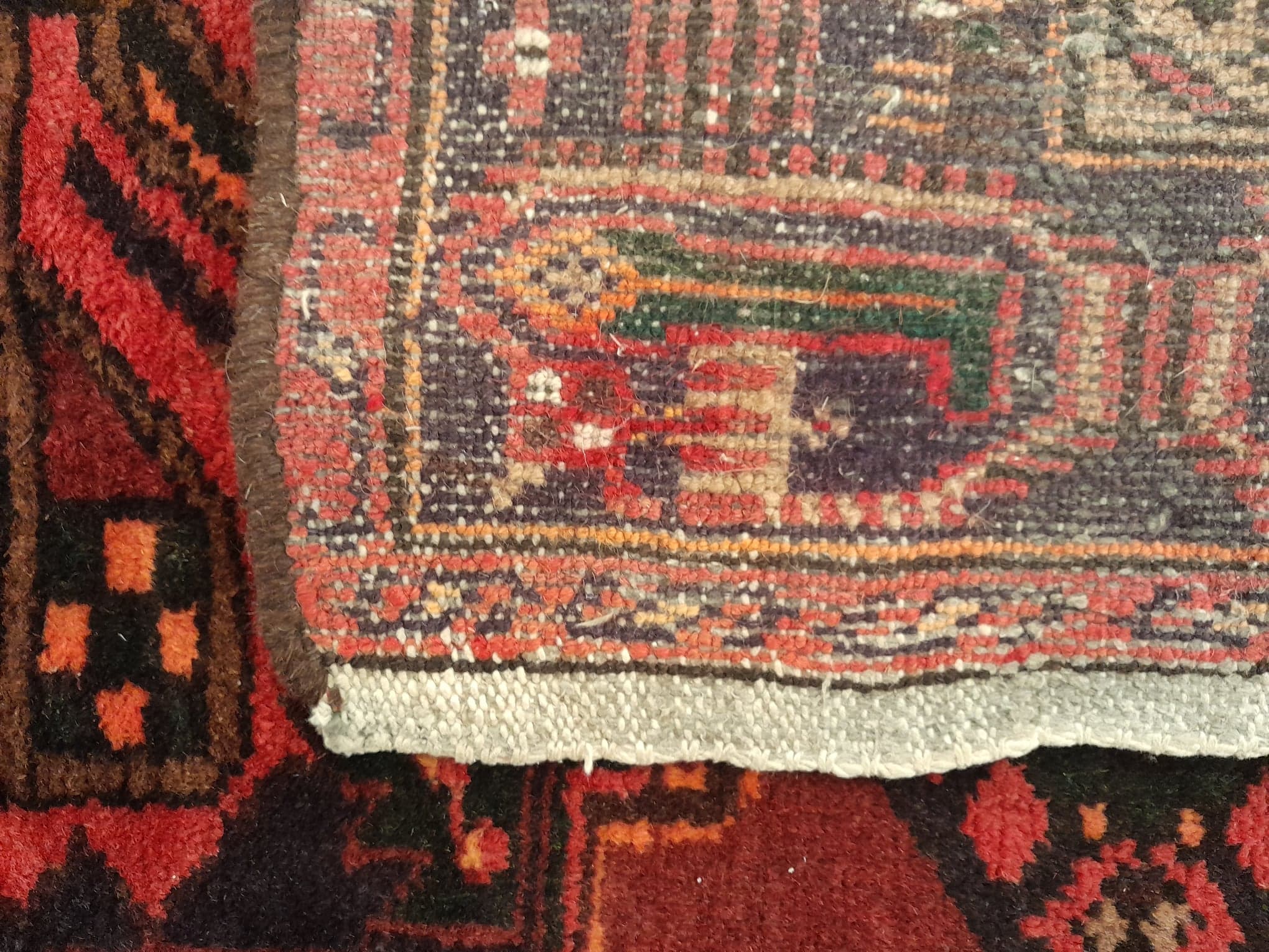 Tapis persan hamadan fait main 213x134cm