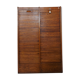 Double frame cabinet with solid oak curtains 50s
