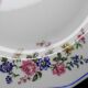 4 Bernardaud Limoges porcelain dinner plates with floral decoration, 1920s-1950s