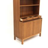 Scandinavian teak bookcase chest of drawers, Sweden, 1960