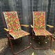 Pair of folding camping chairs