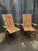 Paire de chaises, camping pliable
